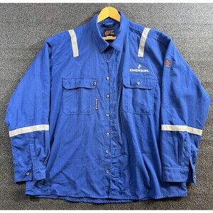Red Wing FR Fire‎ Resistant NFPA 2112 Long-Sleeve Workwear Shirt Men's XXXL